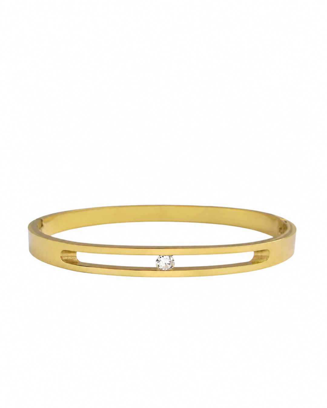 Solitaire Horizon Bangle