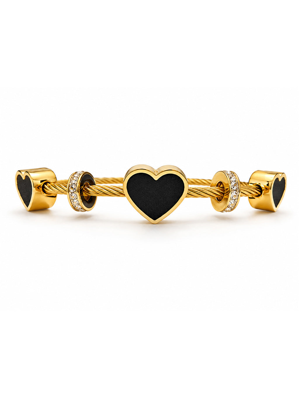 Noir Amour Cable Bracelet