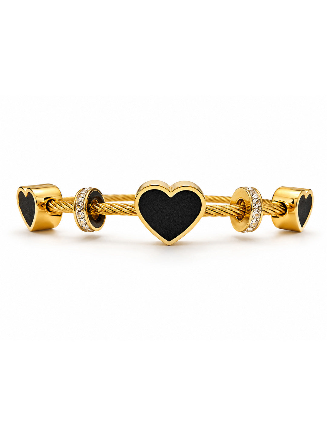 Noir Amour Cable Bracelet