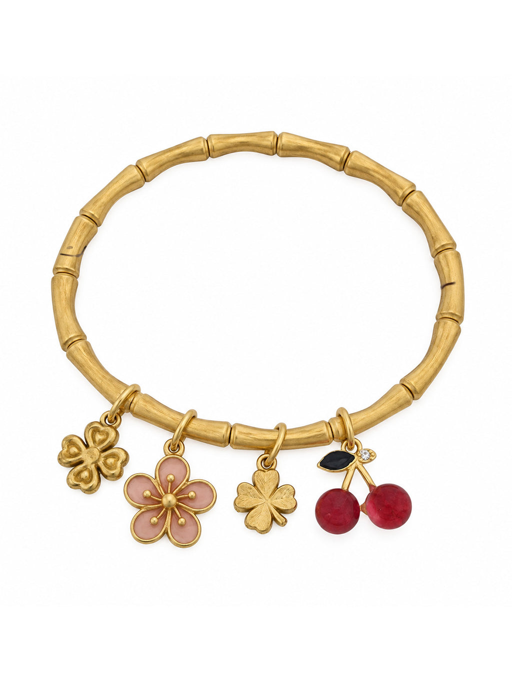 Sakura Cherry Bloom Charm Bracelet