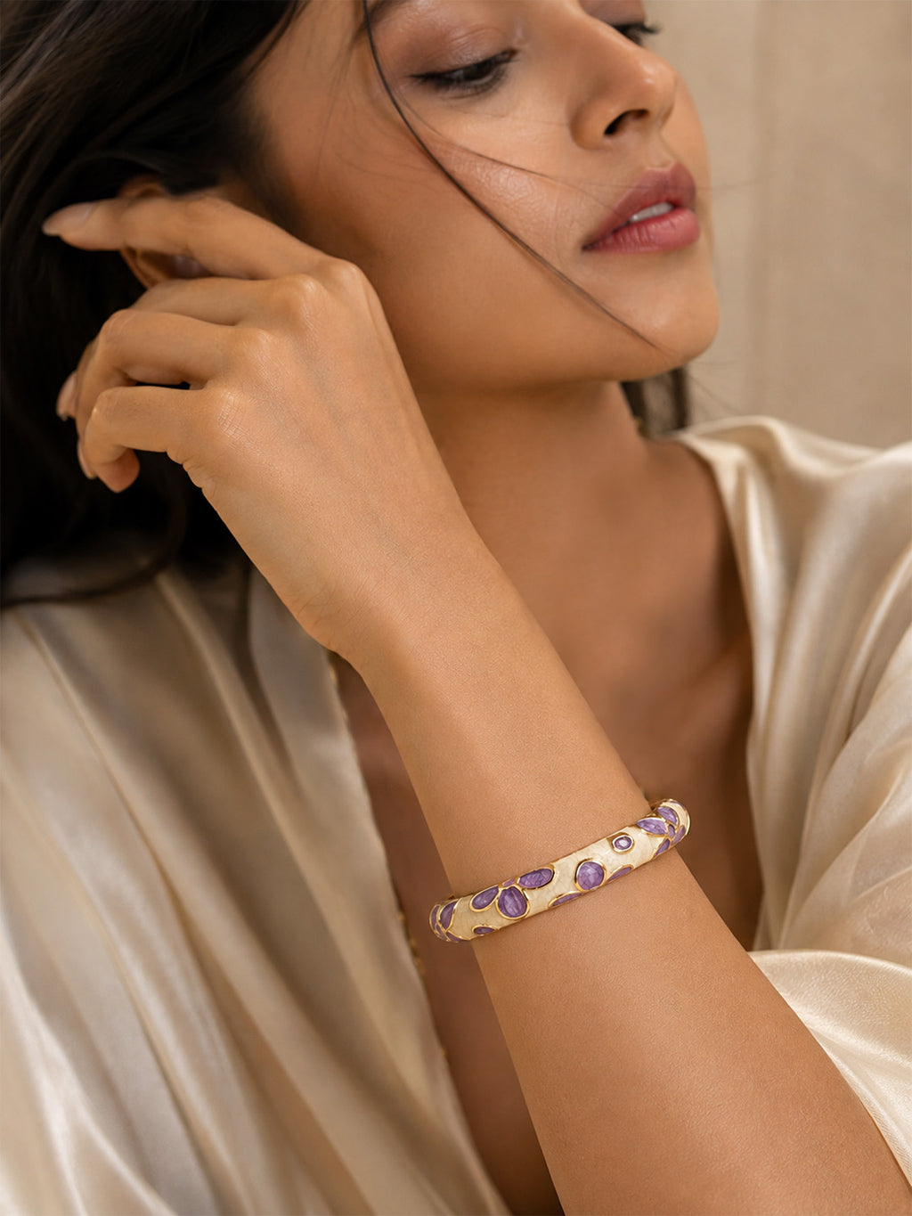 Periwinkle Bloom Bangle