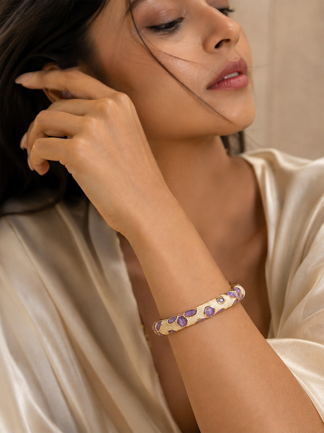 Periwinkle Bloom Bangle