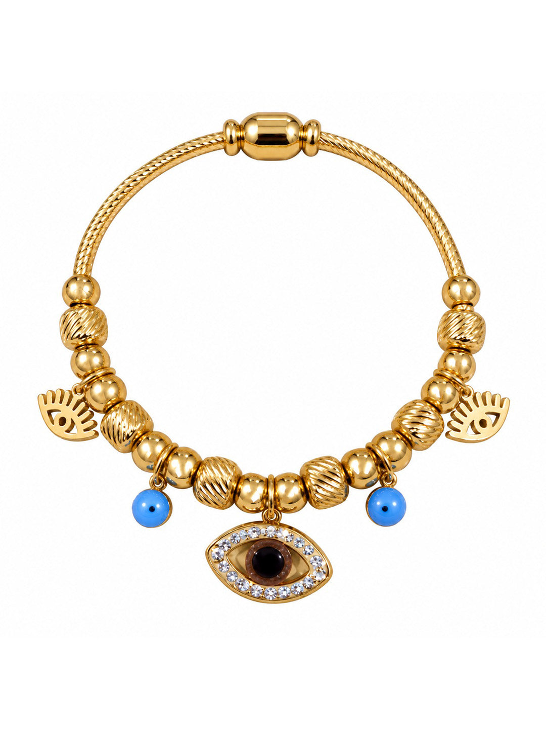 Nazar Luxe Charm Cable Bracelet