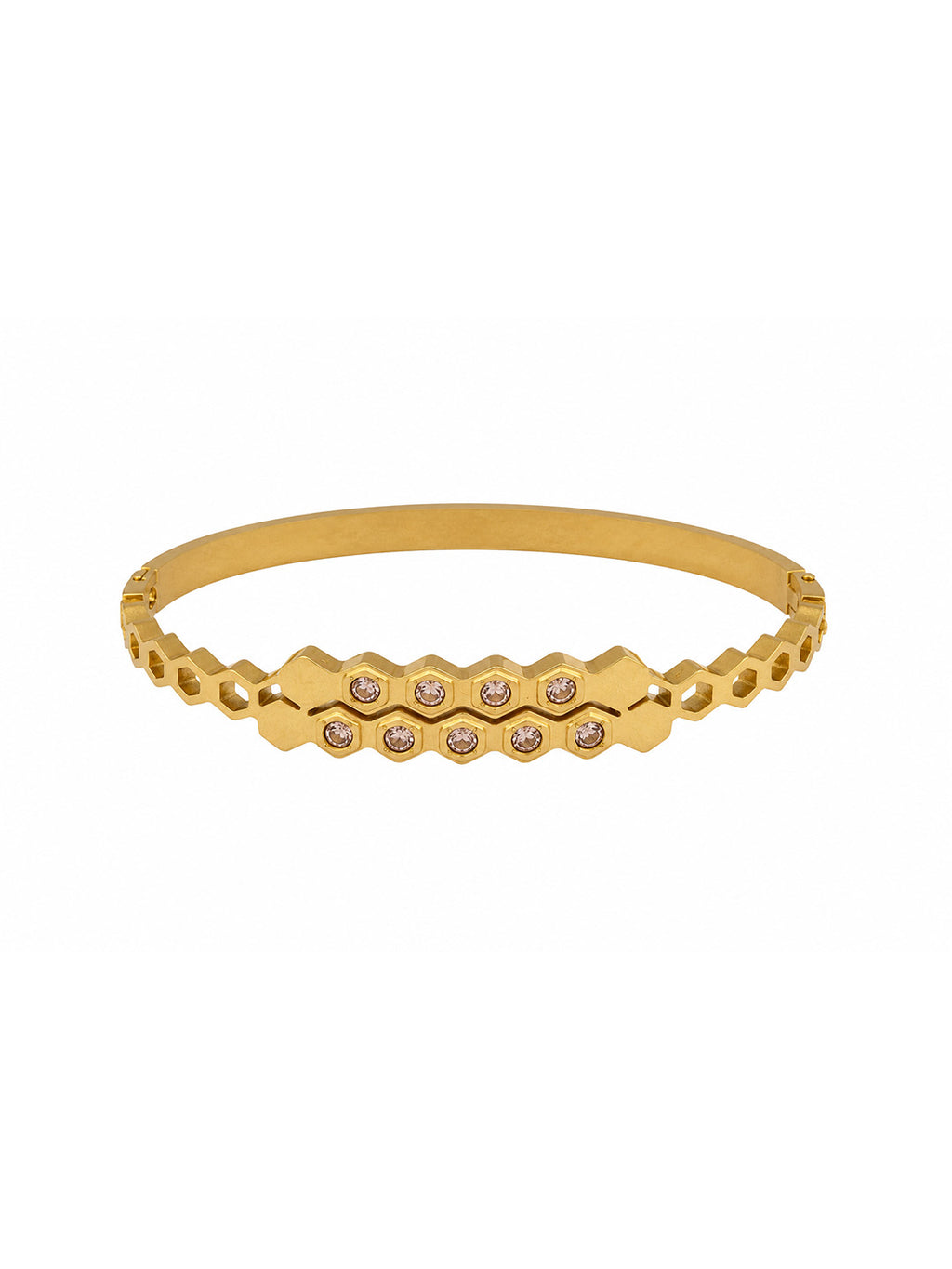 Honeycomb Luxe Bangle