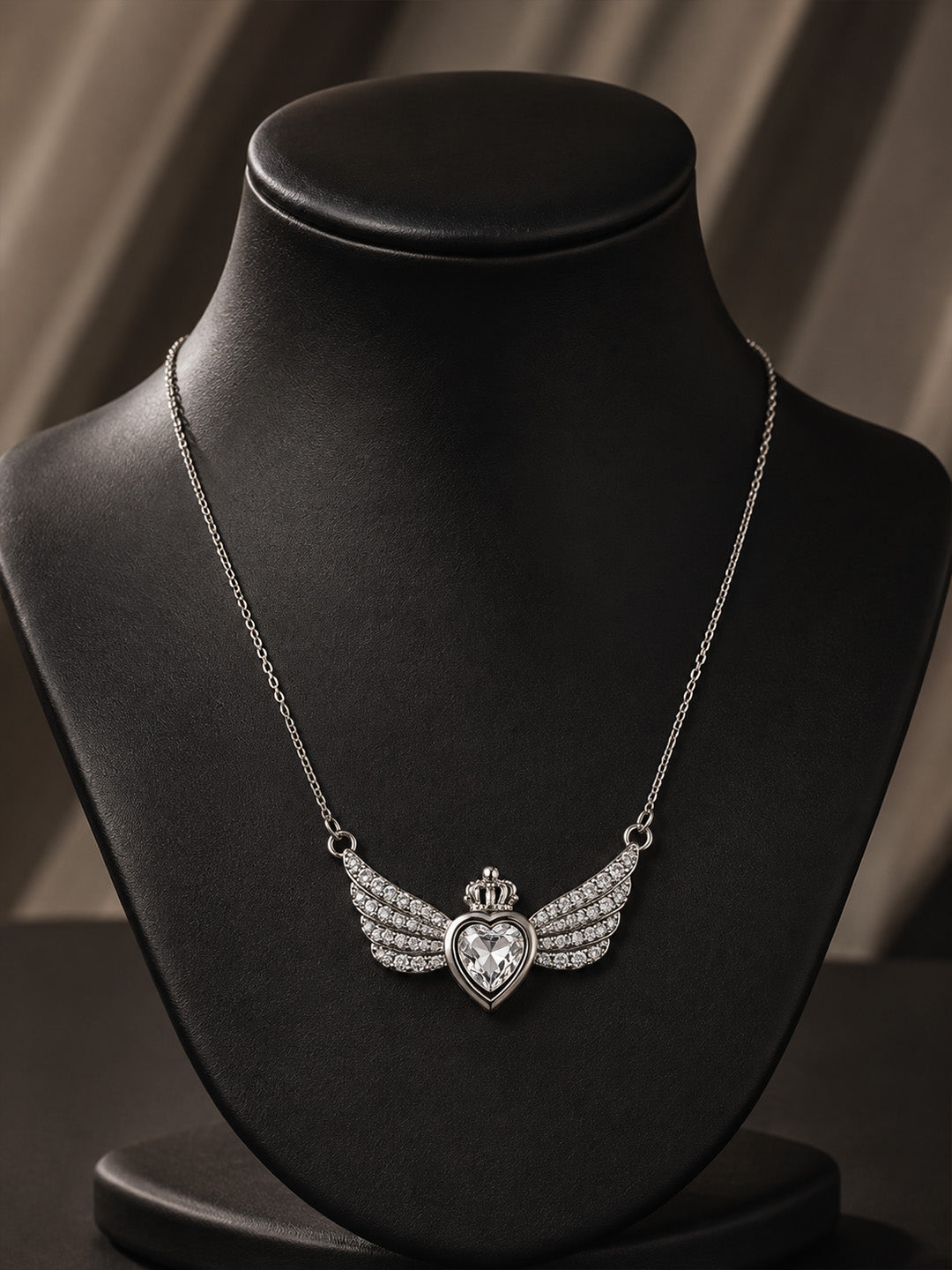 Aurelle Wings Necklace - Silver