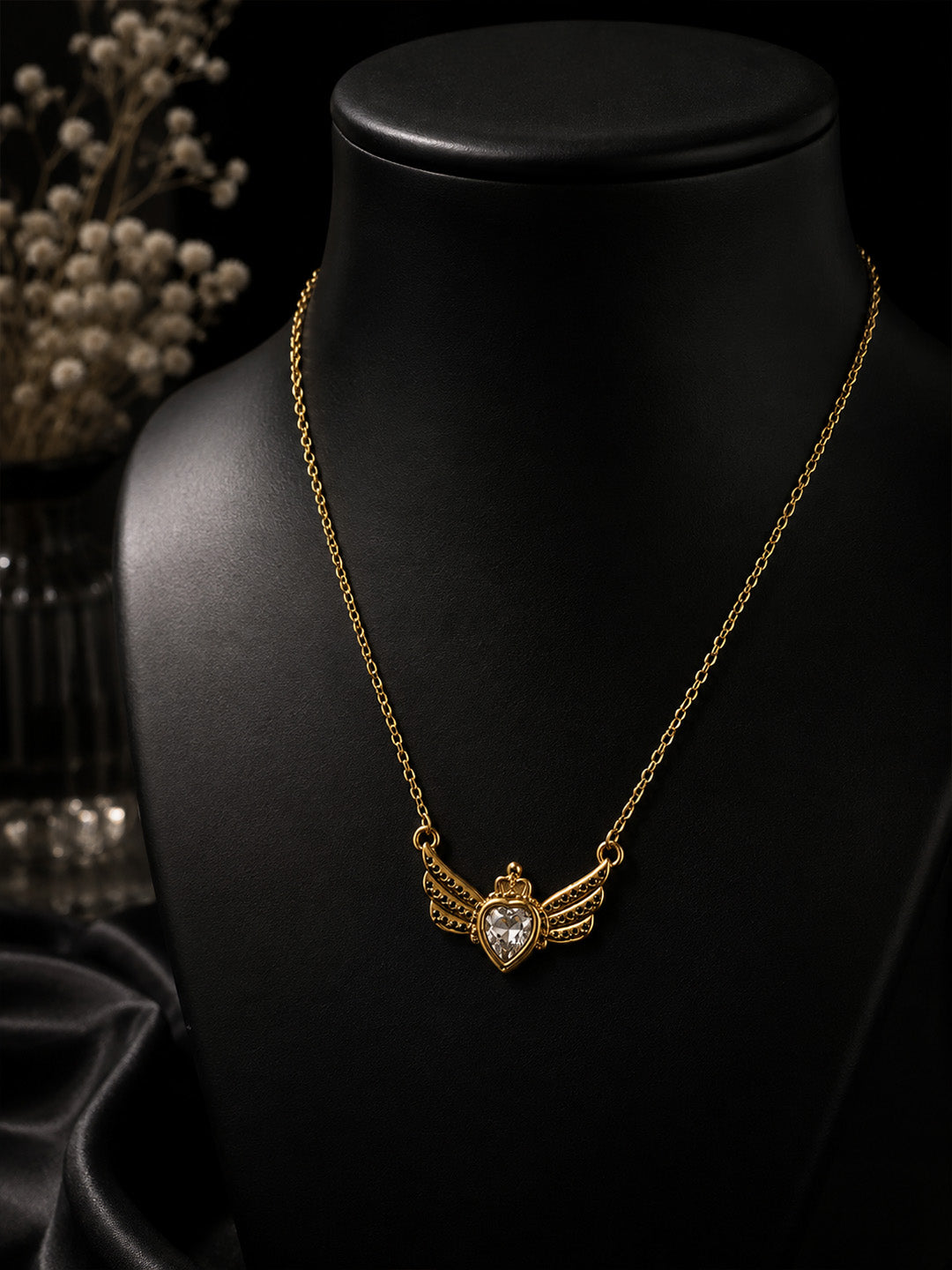Aurelle Wings Necklace - Gold