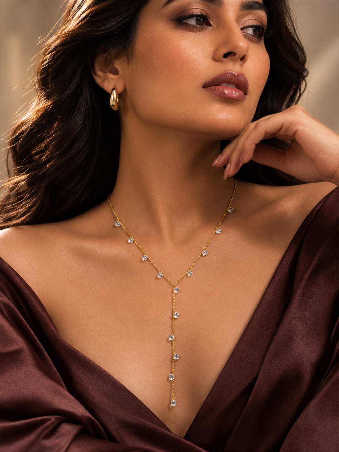 Celeste Star Y Necklace