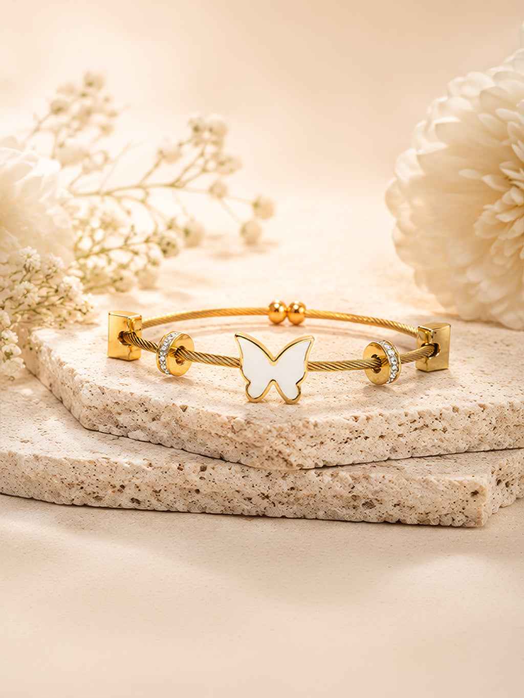 Butterfly Grace Cable Bracelet