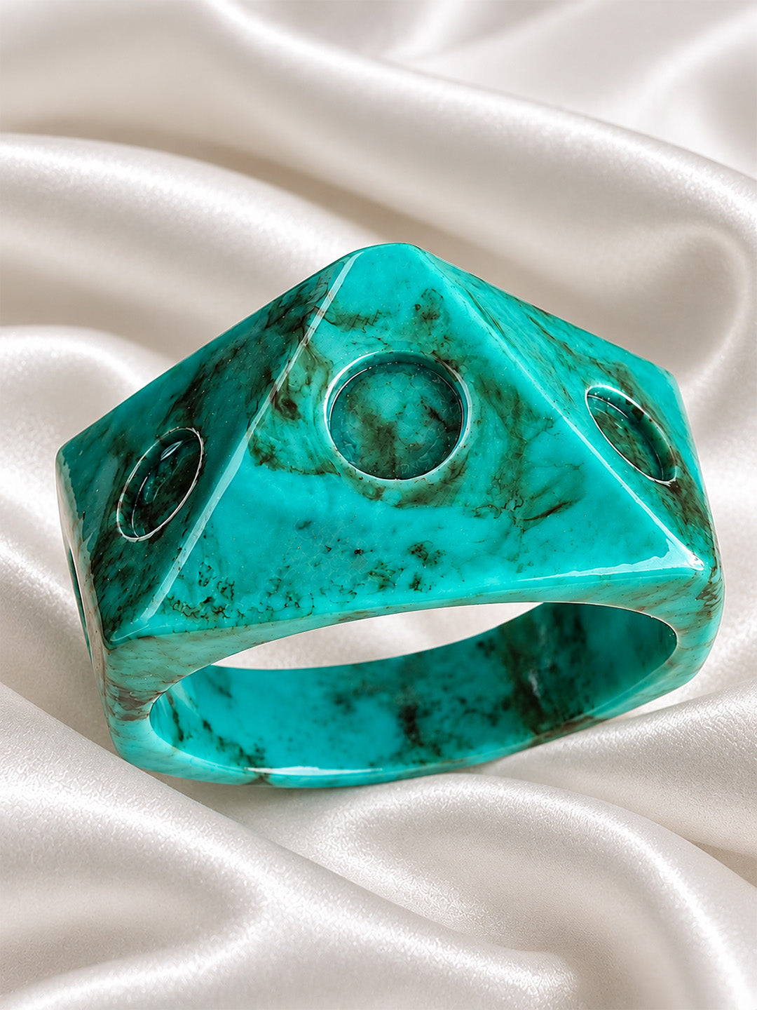 Ocean Jade Cuff Bracelet