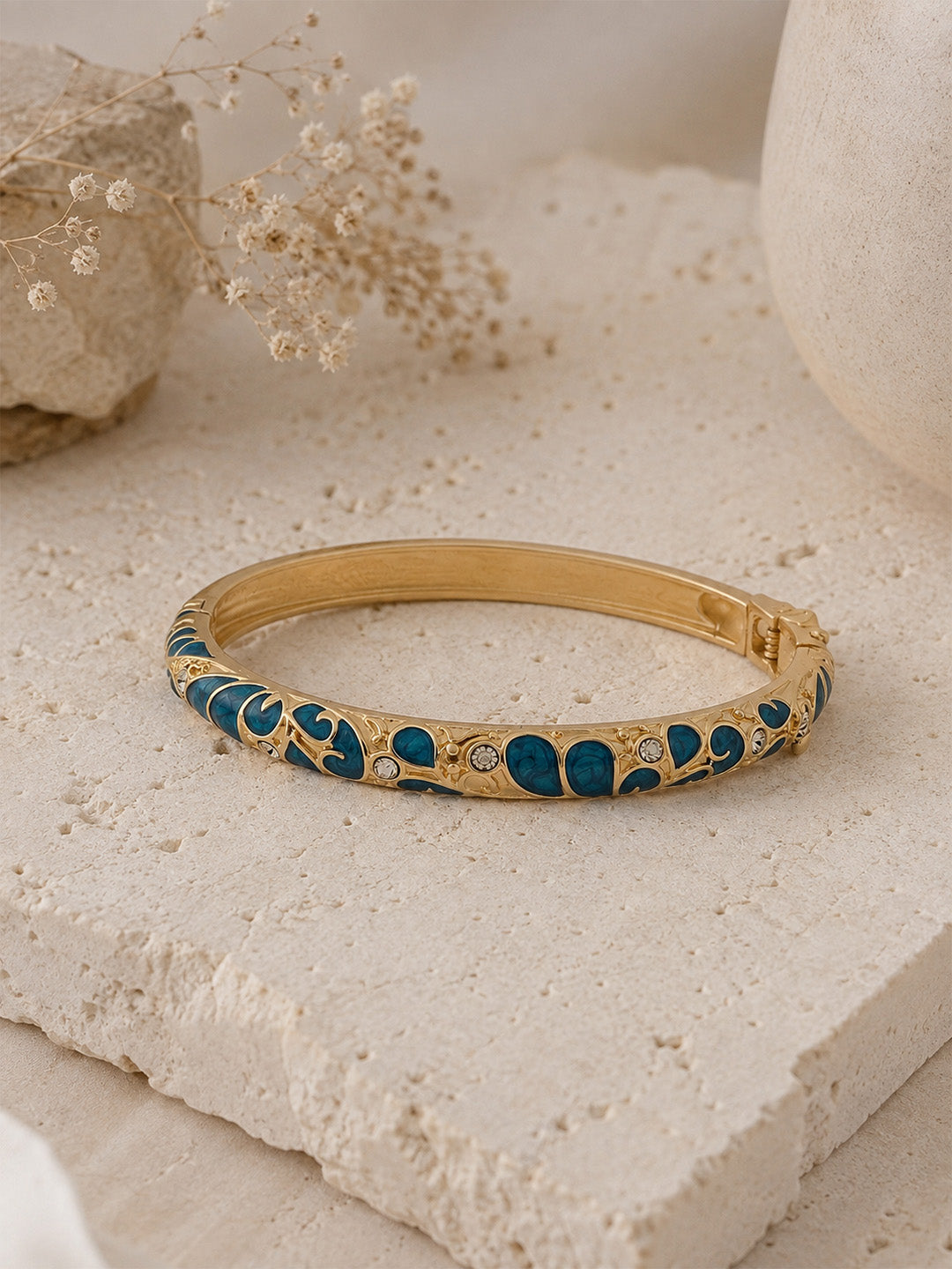Azure Blossom Bangle