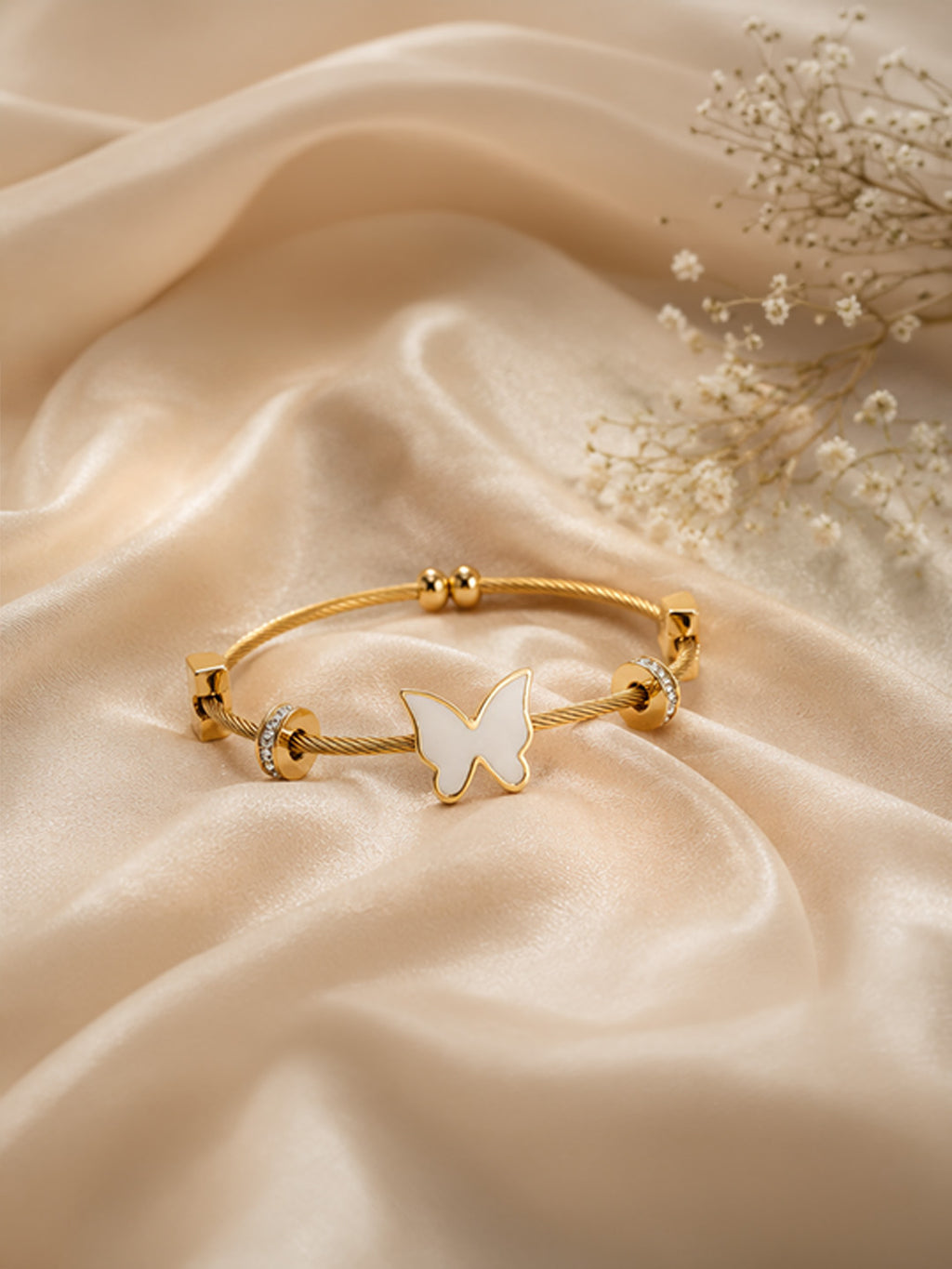 Butterfly Grace Cable Bracelet