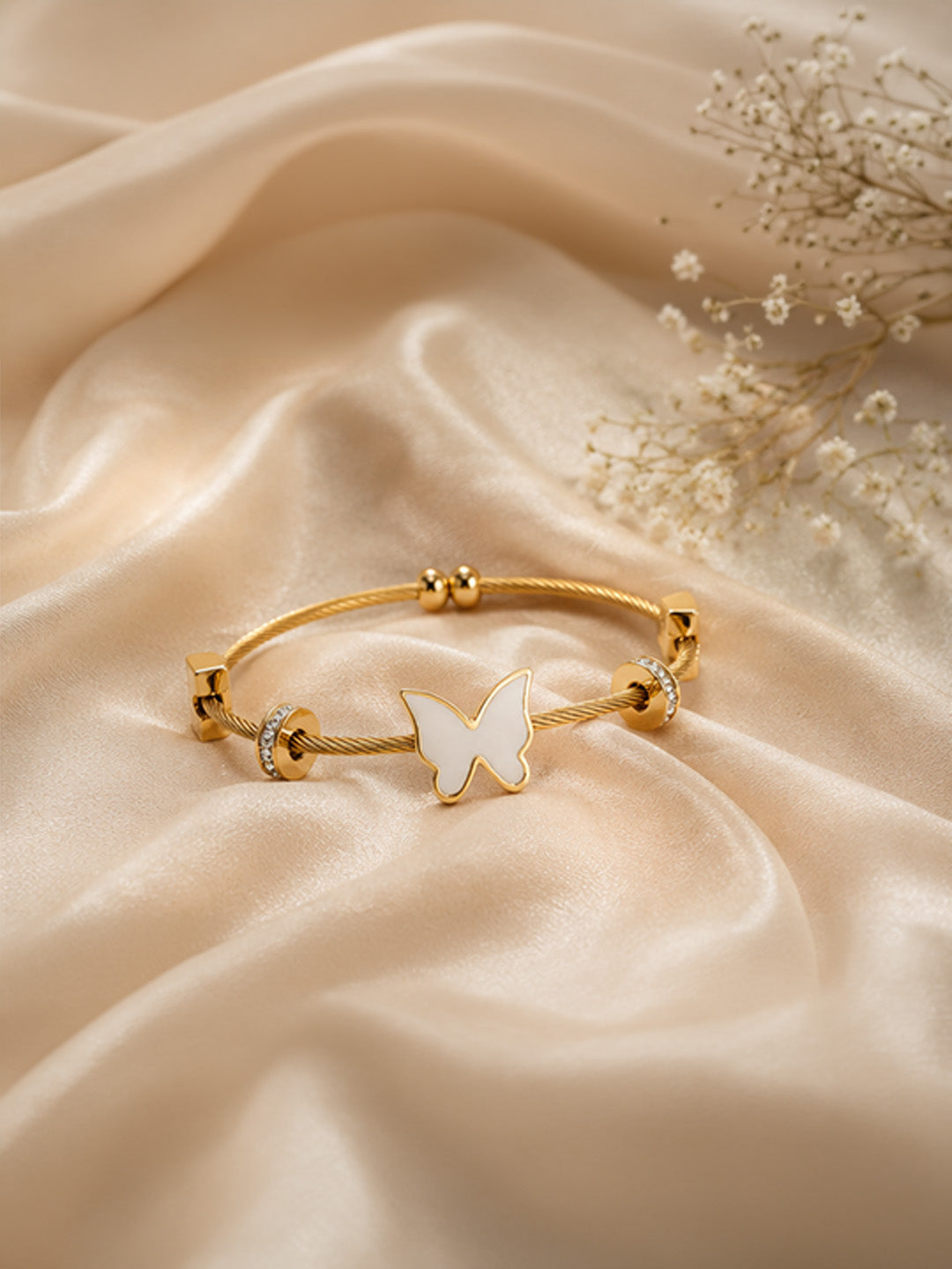 Butterfly Grace Cable Bracelet