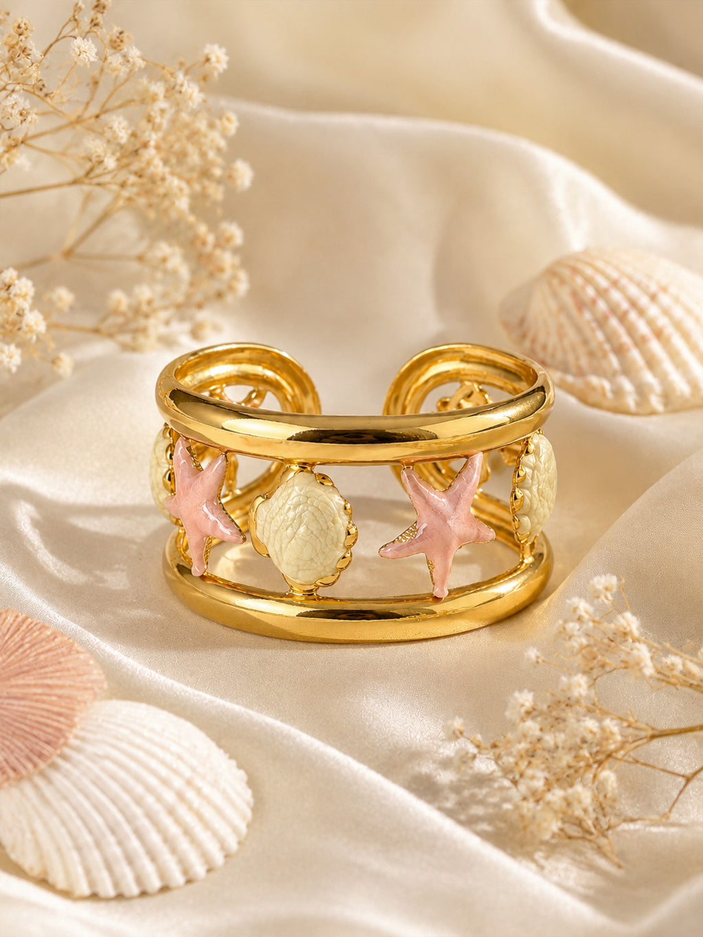 Maris Starfish Bracelet - Pink