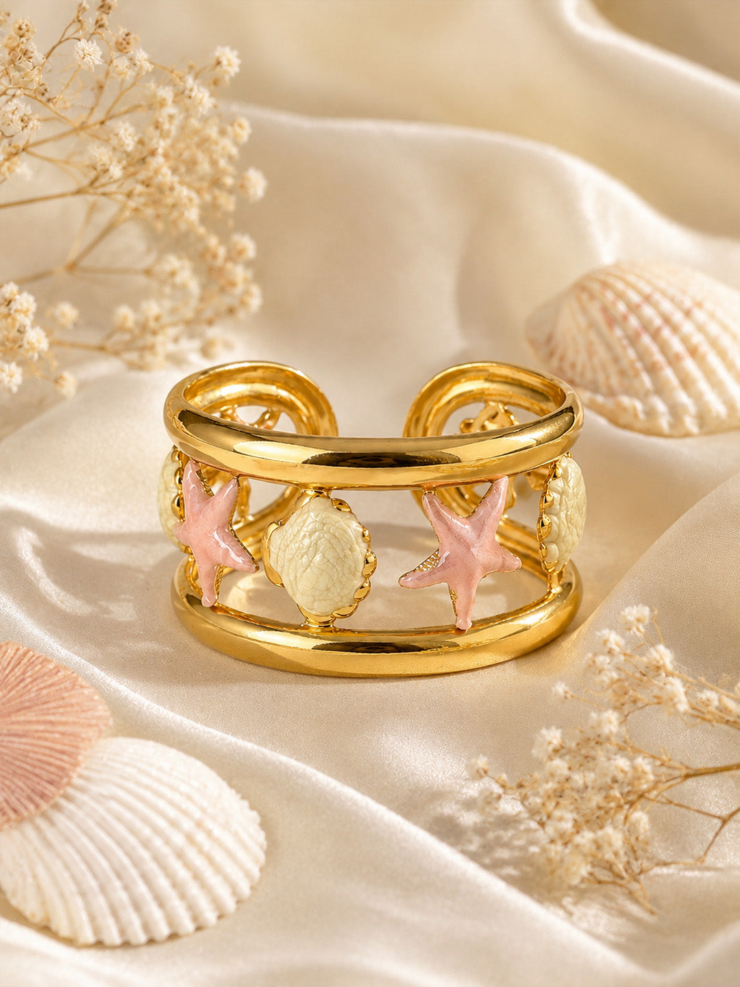 Maris Starfish Bracelet - Pink