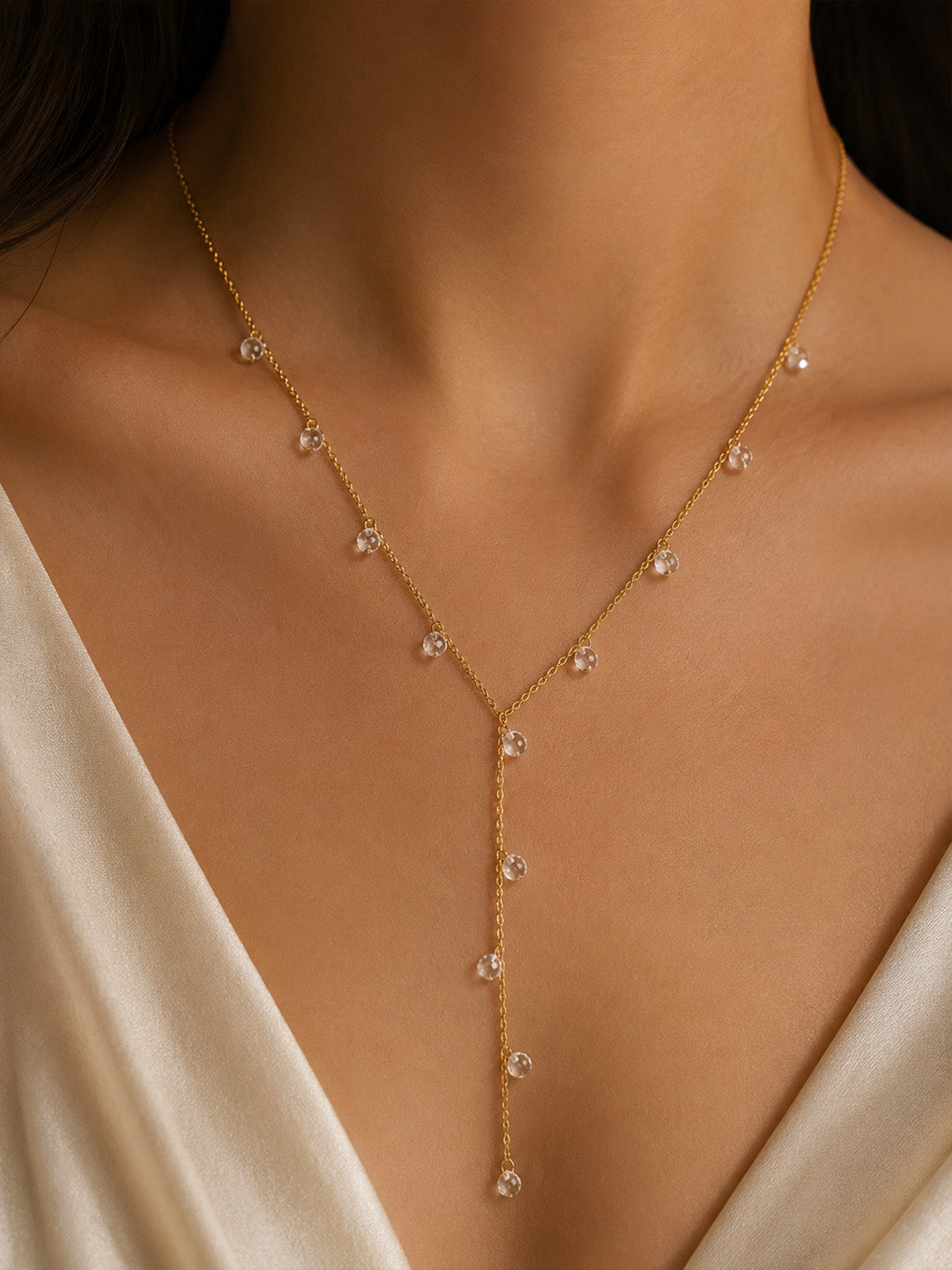 Celeste Star Y Necklace