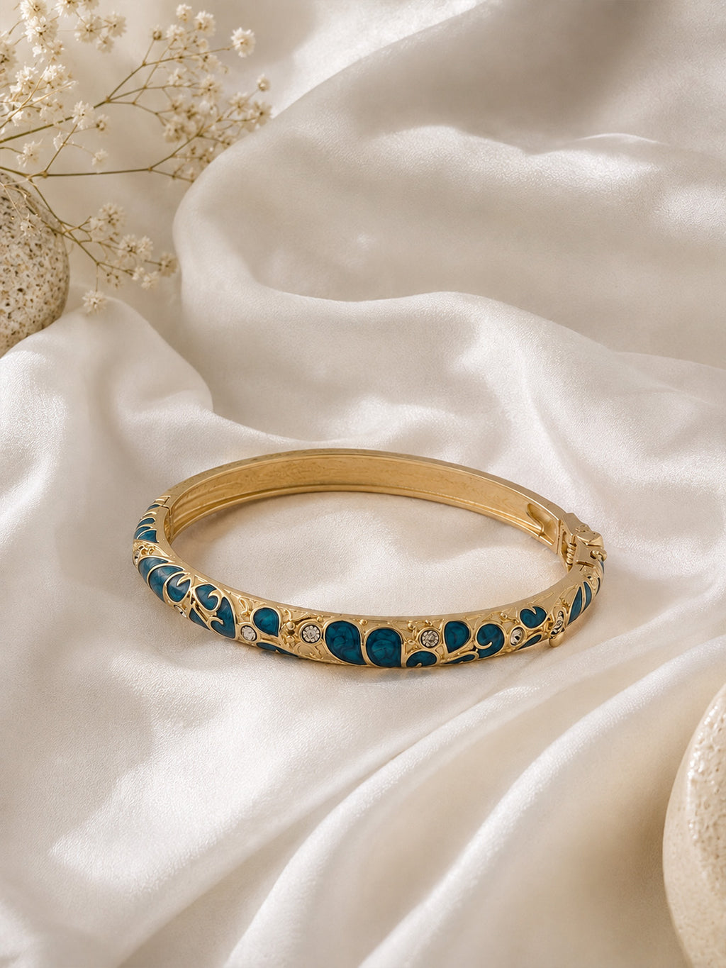 Azure Blossom Bangle