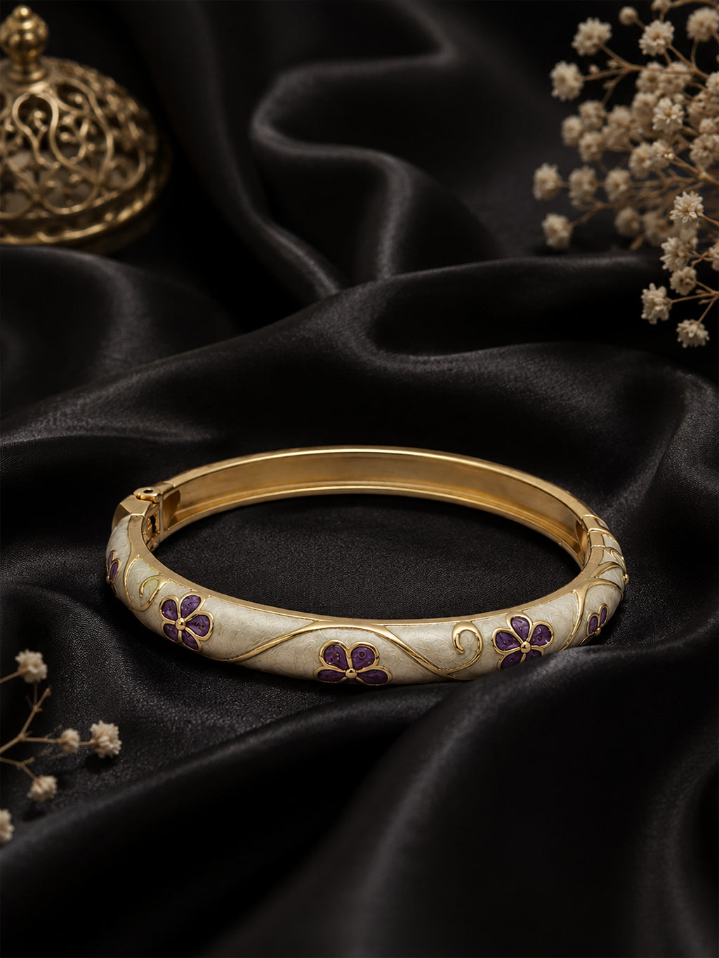 Lavender Bloom Bangle