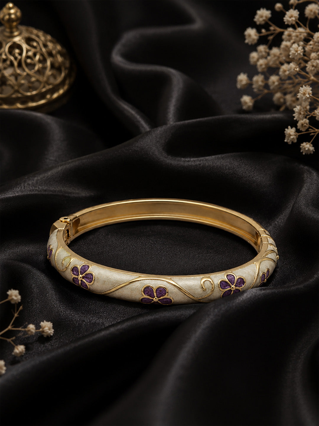 Lavender Bloom Bangle