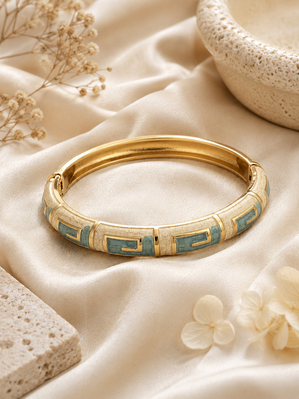 Azure Mosaic Bangle