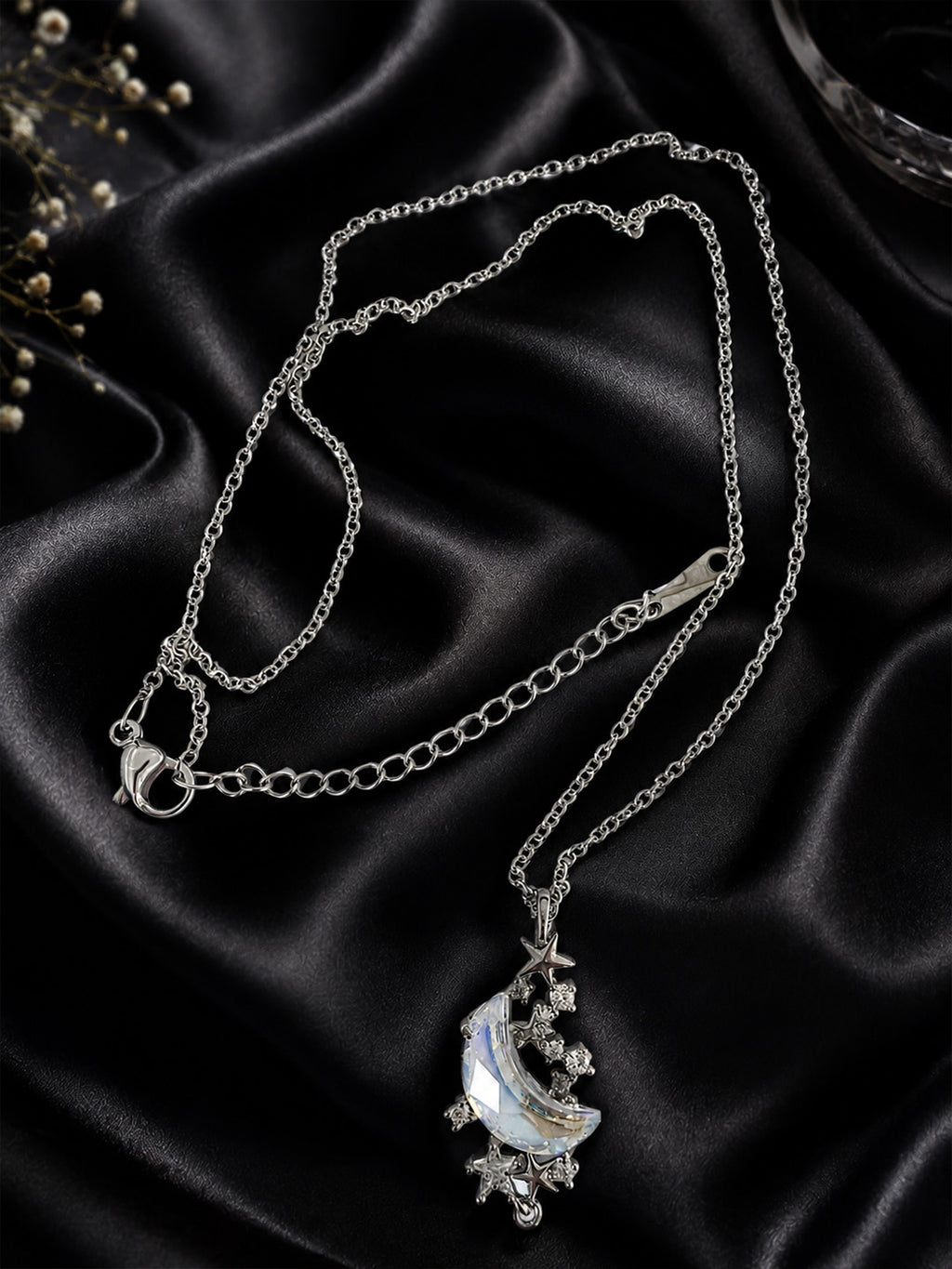 Astra Zircon Necklace - Silver