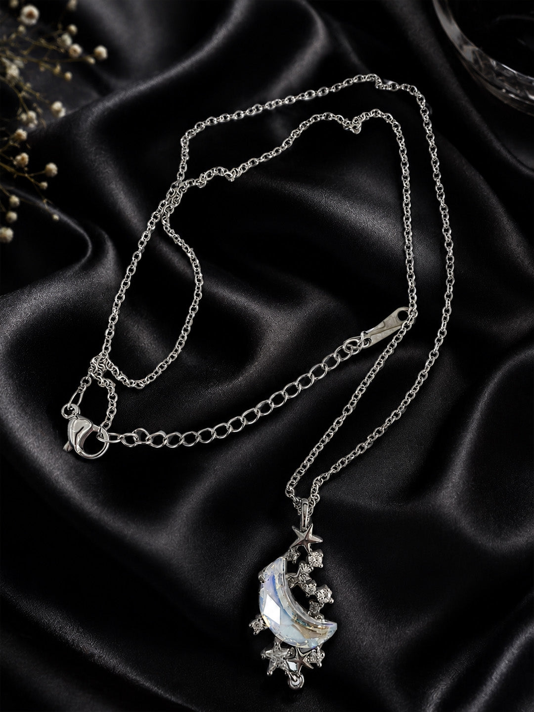 Astra Zircon Necklace - Silver
