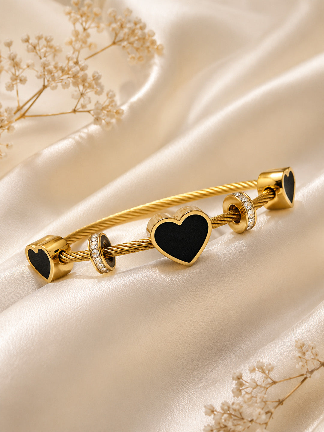 Noir Amour Cable Bracelet