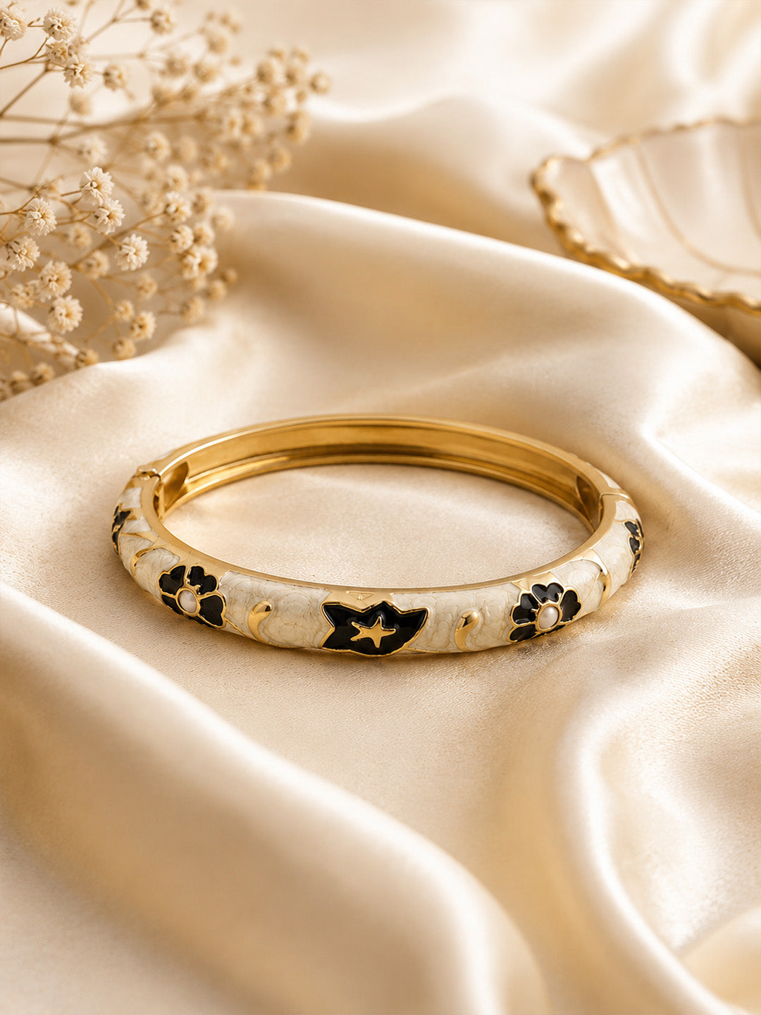 Midnight Bloom Bangle