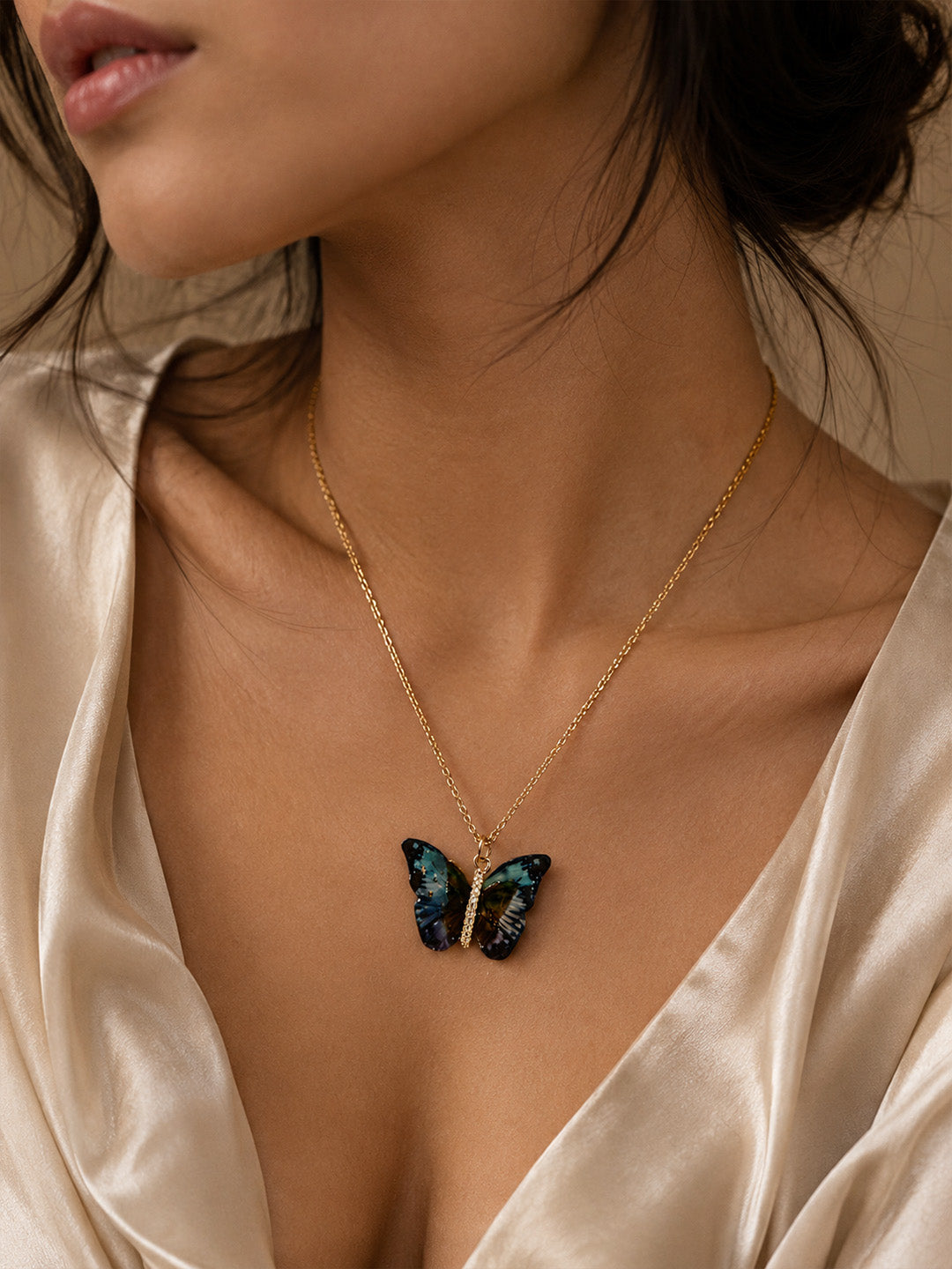 Aurelia Butterfly Necklace