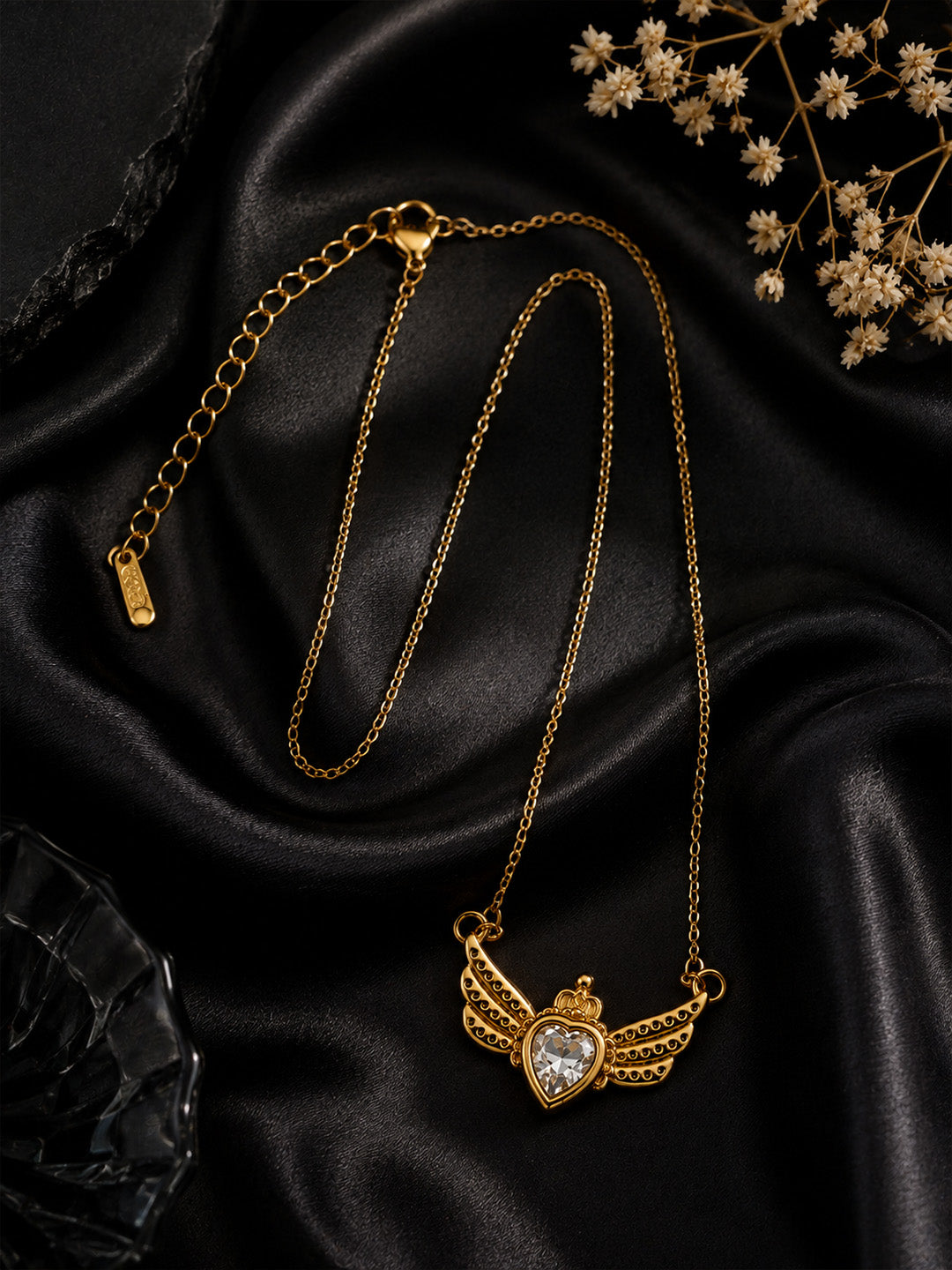 Aurelle Wings Necklace - Gold
