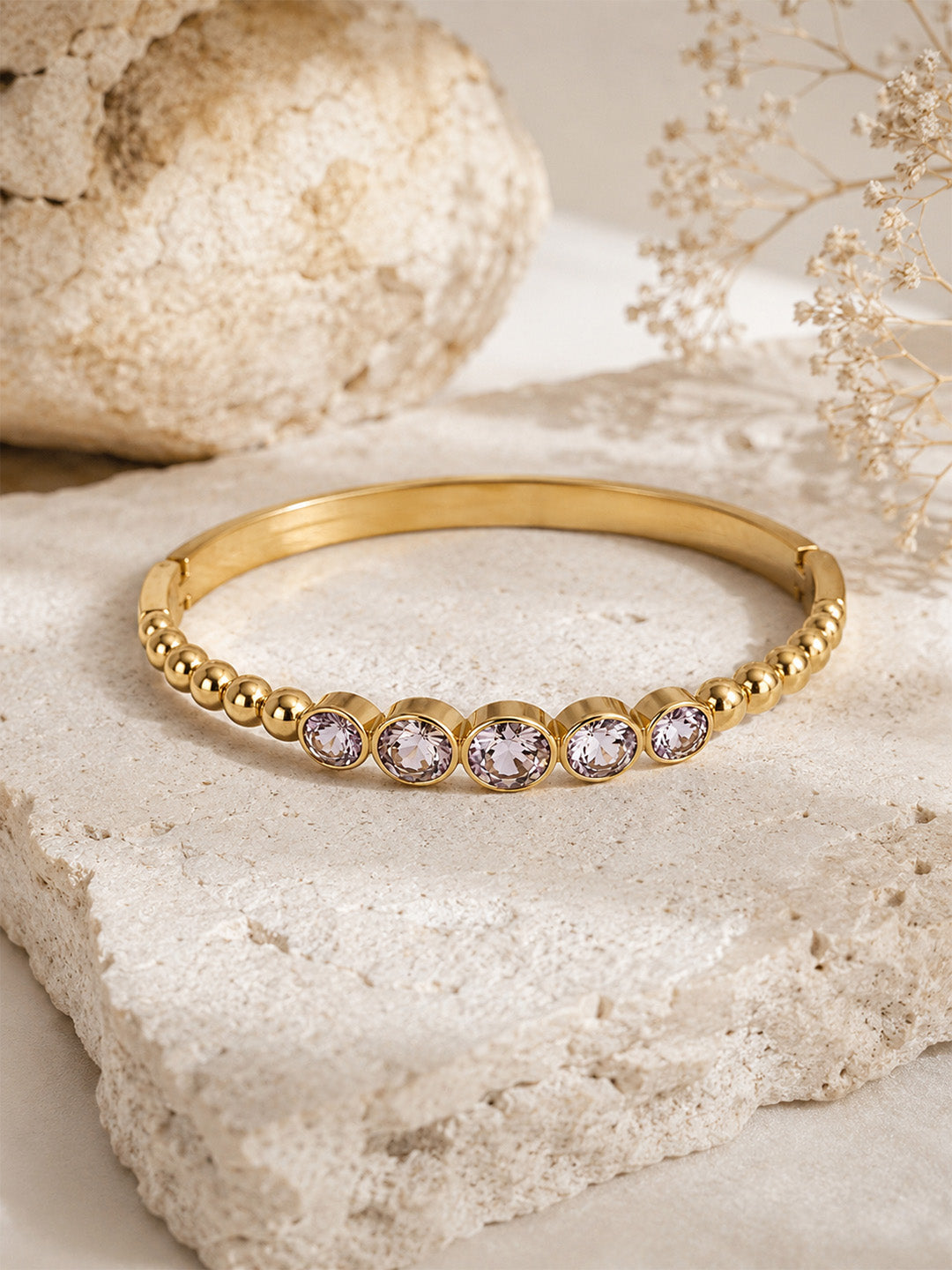 Lumina Bezel Bangle