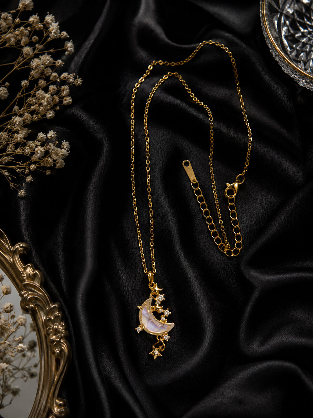 Astra Zircon Necklace - Gold