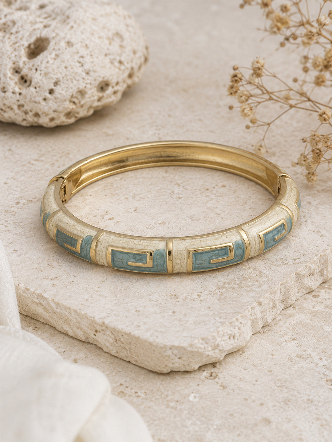 Azure Mosaic Bangle