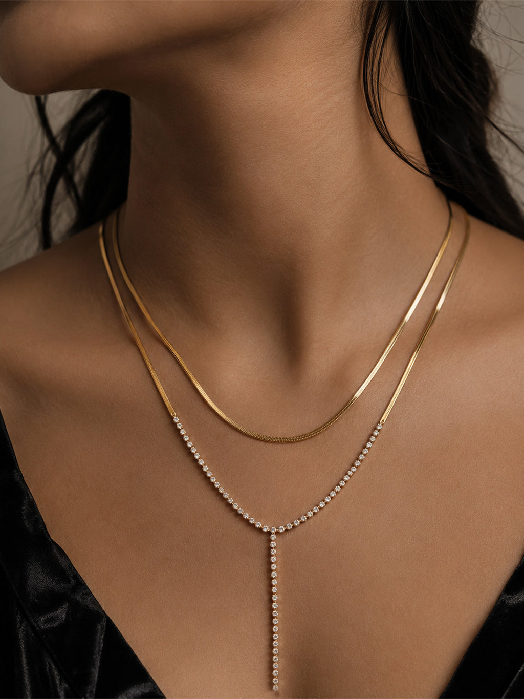 Elara Tassel Layered Necklace