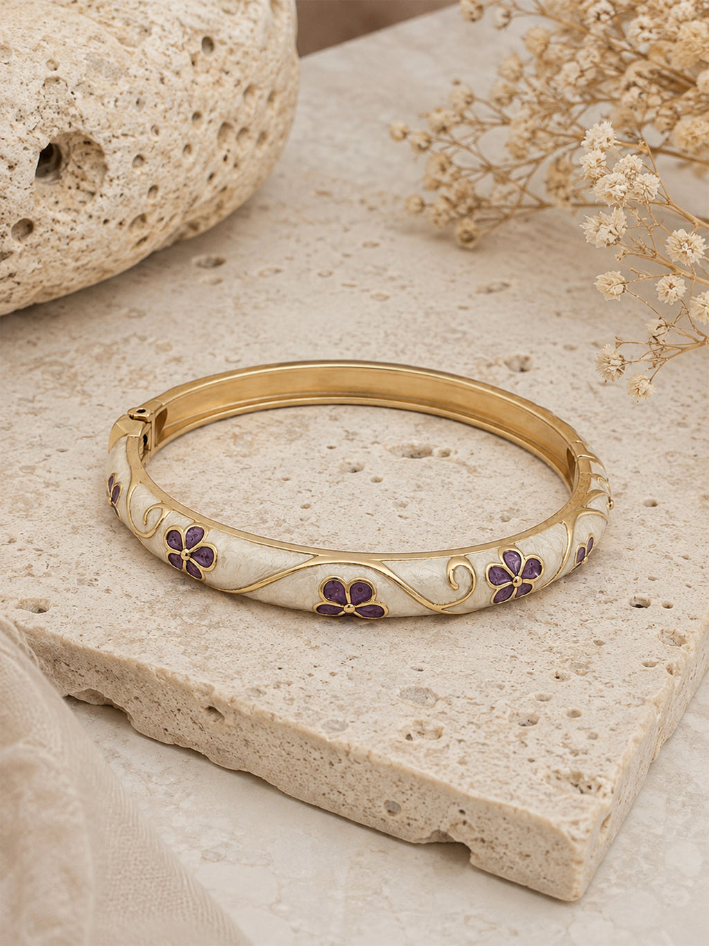Lavender Bloom Bangle