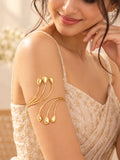 Golden Bloom Open Cuff