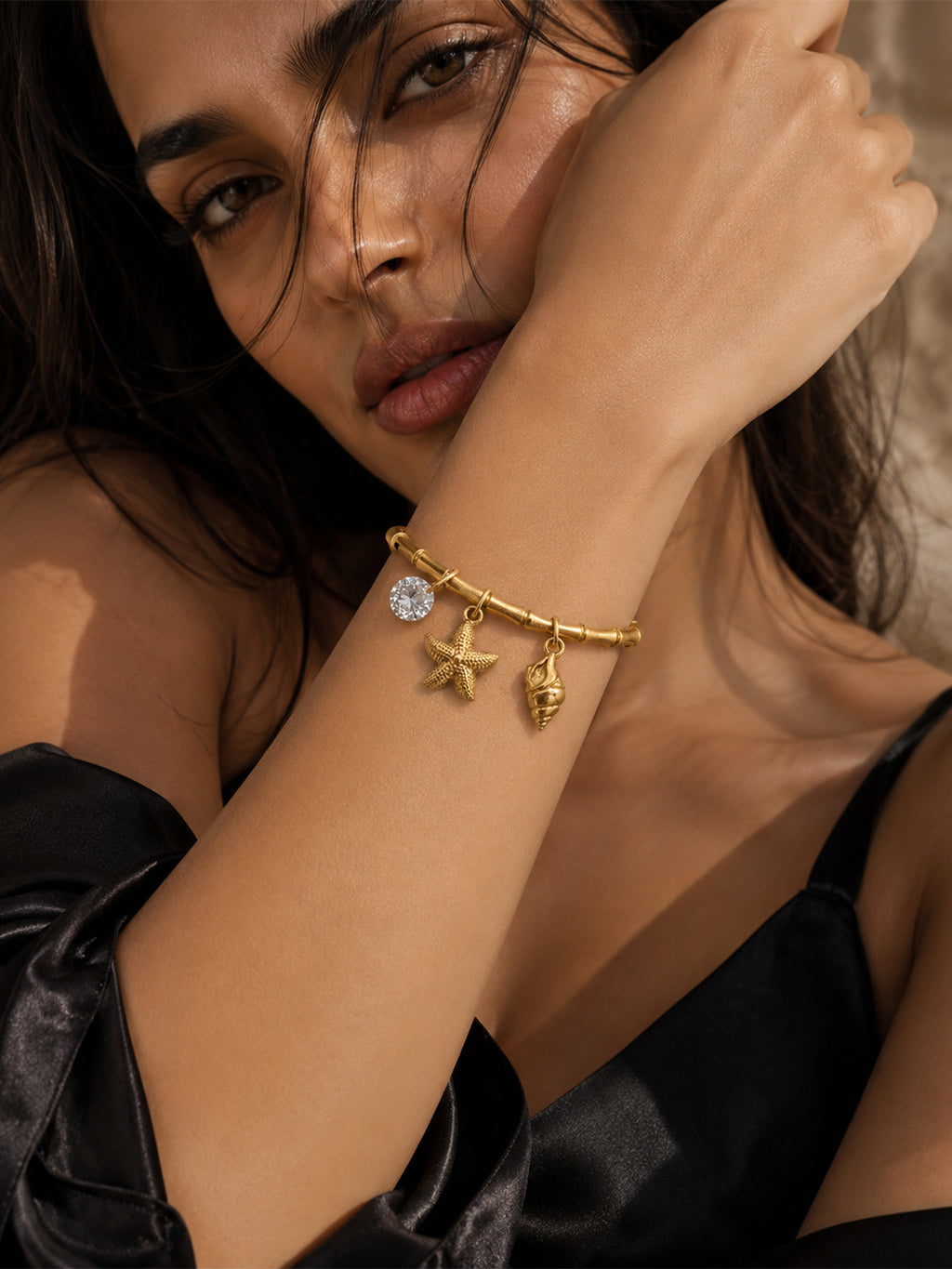 Ocean Treasure Charm Bangle