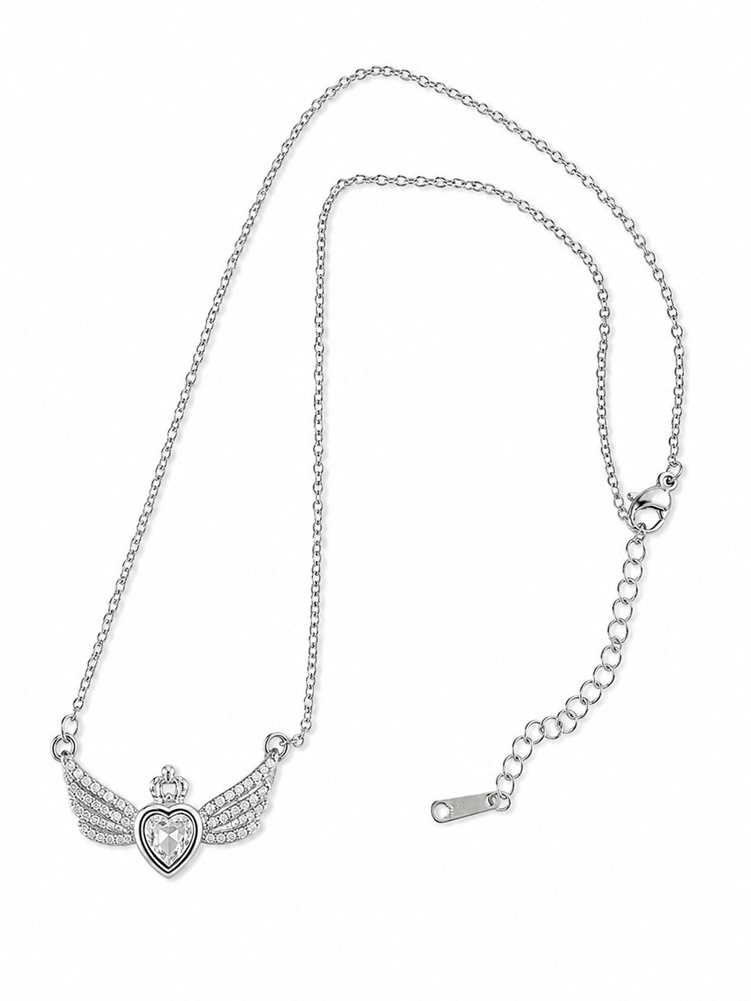 Aurelle Wings Necklace - Silver