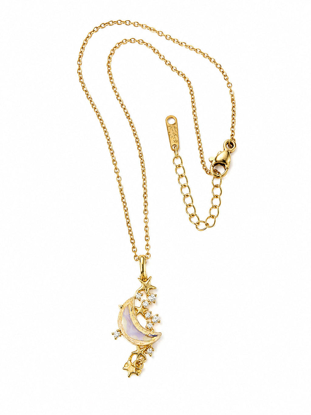 Astra Zircon Necklace - Gold
