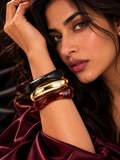 Noire Sculpt Bangle Set