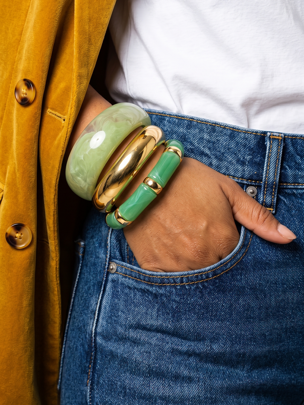 Verdant Luxe Bangle