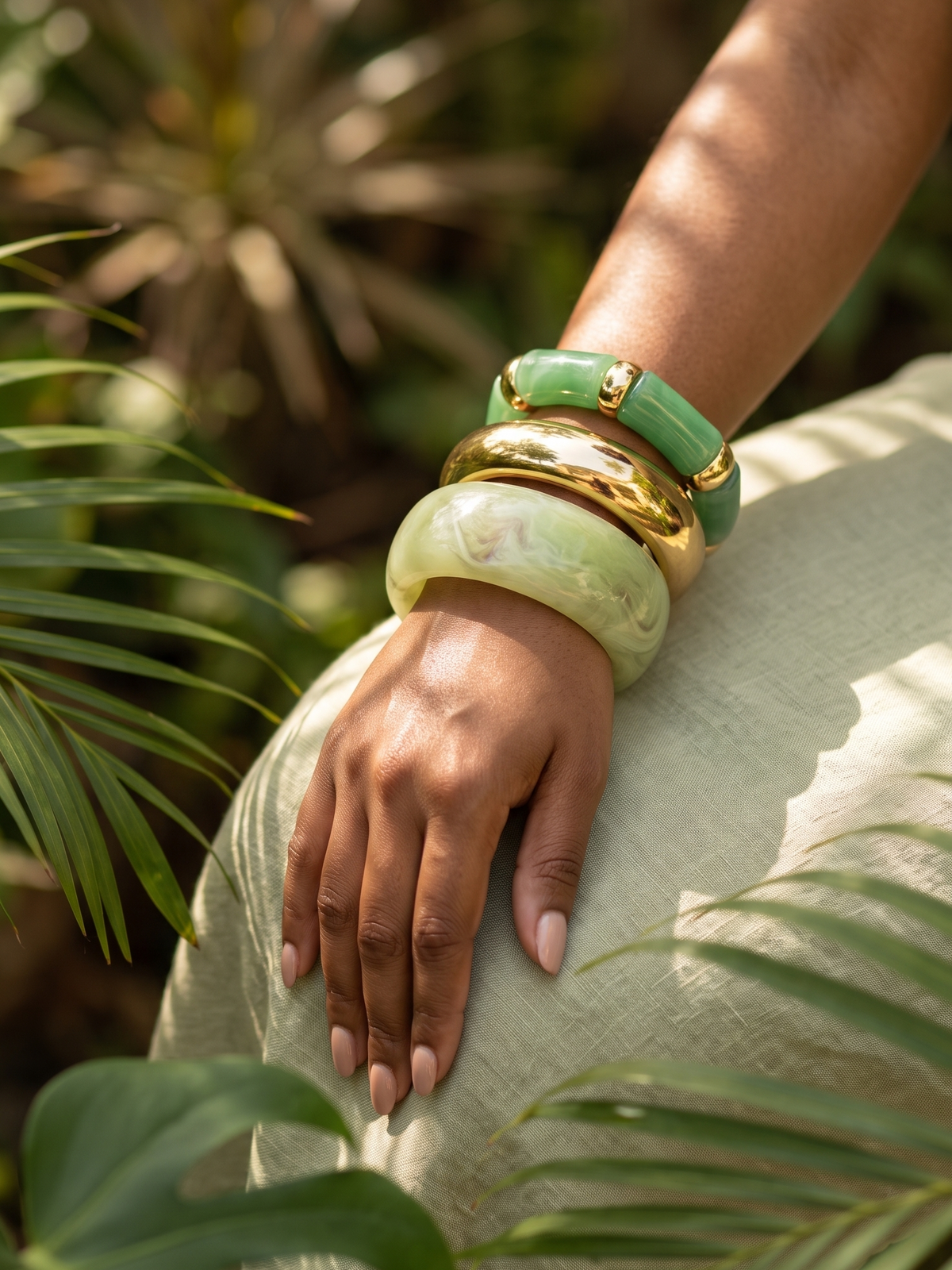 Verdant Luxe Bangle